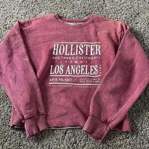Hollister red sweatshirt LA